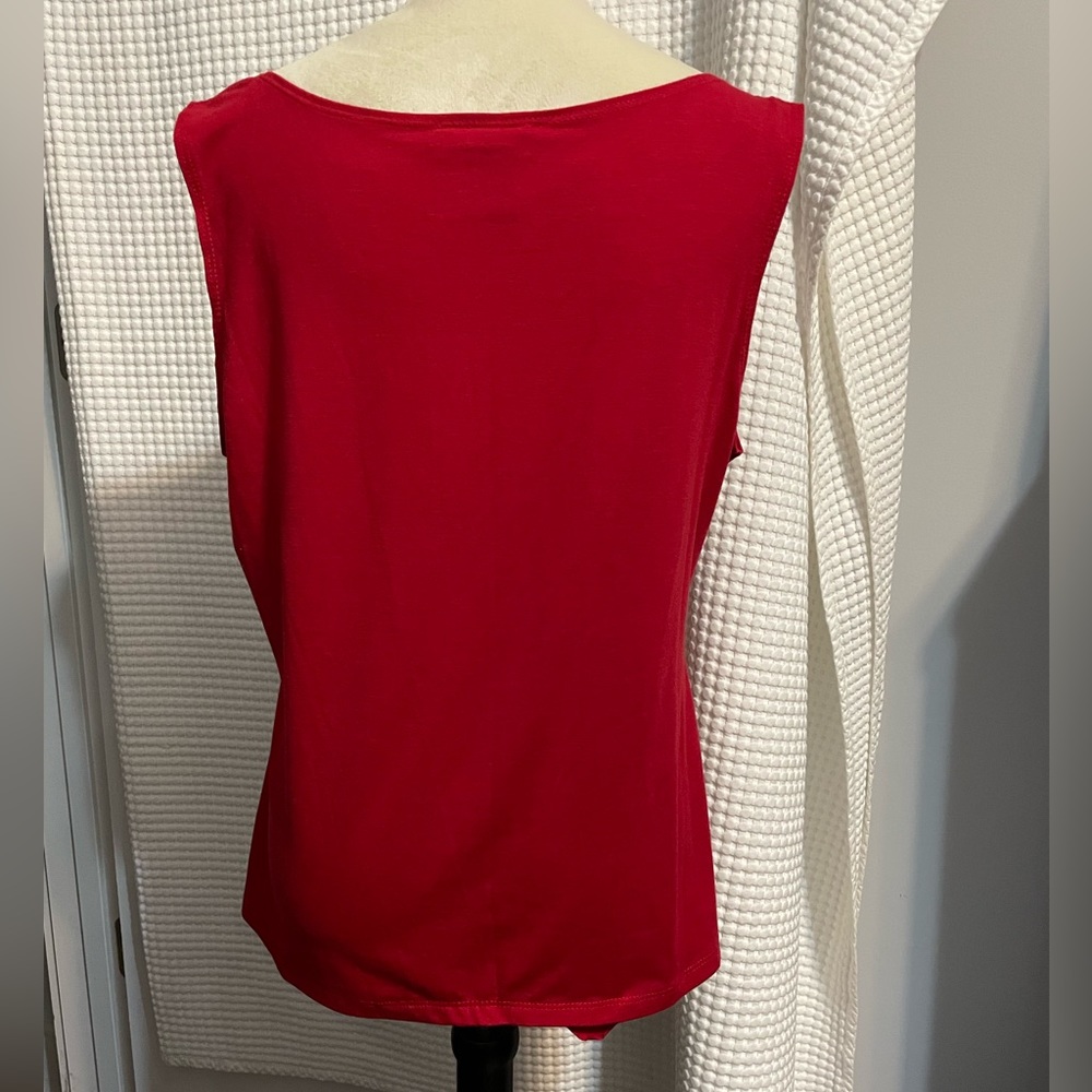 ASHLEY STEWART Red camisole. Size 2X. - Picture 2 of 2